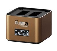 Hähnel - ProCube3 - pour Olympus - Chargeur DSLR Duo - Chargement Plus Rapide - Entrée USB Type-C