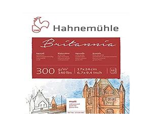 Hahnemühle 10628983 Bloc aquarelle, calligraphie, certificats et cartes postales, 300 g, 12 feuilles