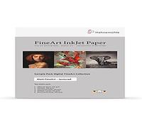 Hahnemühle 10640304 Digital Fine Art Sample Pack, textured, structure mat, 210 x