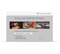 Hahnemühle 10640304 Digital Fine Art Sample Pack, textured, structure mat, 210 x 297 mm,