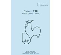 HAHNEMÜHLE 60127432 Bloc à croquis A4 190 g/m² 50 feuilles