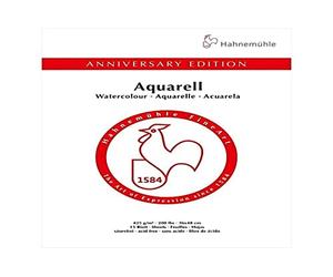 Hahnemühle Anniversary Watercolor Bloc de 15 feuilles de papier aquarelle mat 450 g/m² 36 x 48 cm