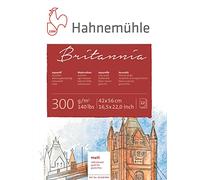 Hahnemühle - Bloc collé 4 côtés - Britannia - 12 feuilles - 42x53cm - 300g/m²