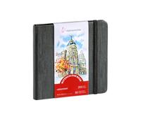 Hahnemühle FineArt – Carnet d'aquarelle 200 g/m², grain fin, 30 feuilles, blanc, 19,5×19,5 cm