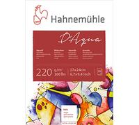 Hahnemühle Bloc papier D'aqua pour aquarelle 17 × 24 cm 220 g/m²