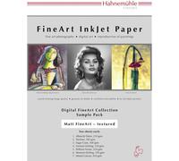 Hahnemühle Digital FineArt Trial Pack - coton, alpha-cellulose - mat - A4 (210 x 297 mm) 12 feuilles de papier photo texturé
