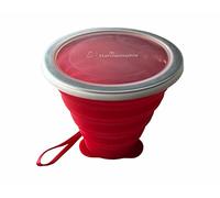 Hahnemühle Gobelet pliable avec couvercle en silicone 270 ml