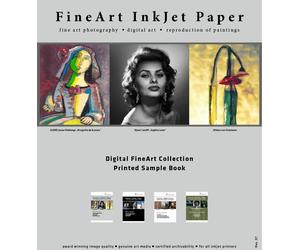 HAHNEMÜHLE Nuancier Digital FineArt avec imprimés A5