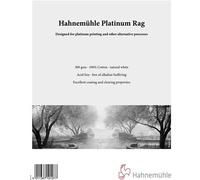 Hahnemühle FineArt Papier Platinum Rag 8 x 10 pouces 25 feuilles pour platine et alternative pro
