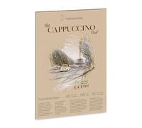 Hahnemühle The Cappuccino Pad, 120 g/m², 30 feuilles/60 pages, papier à croquis, papier à dessin teinté (A5)