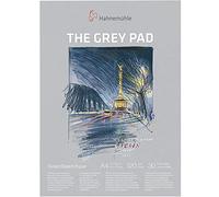Hahnemühle The Grey Pad 120 g/m², 30 feuilles/60 pages, bloc à croquis, papier teinté gris (A4)