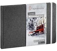 Hahnemühle Toned Watercolor Book Carnet de croquis à grain fin 200 g/m² 30 feuilles avec crayon