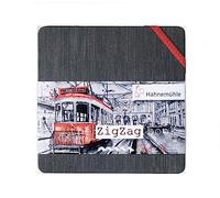 Hahnemühle ZigZag Book Leporello Livre aquarelle avec surface à grain fin, 300 g/m², 18 pages, 14 x 14 cm