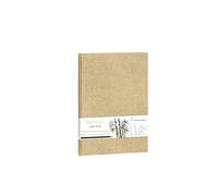Hahnemühle Carnet de croquis durable en bambou 105 g/m², format A5, 64 feuilles, format portrait, blanc naturel