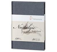 Hahnemuhle Nostalgie Sketch Book Portrait A5 (8.3x5.8 inches) 190gsm 40 sheets/80 pages