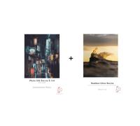 Hahnemuhle Nouveaux papiers Baryta A4 bundle - Bamboo Gloss Baryta 305 + Photo Silk Baryta X 310