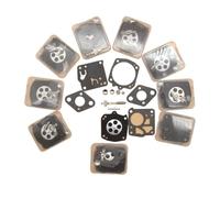 HAHvvBOF pièces de Tondeuse à Gazon Convient aux tondeuses 10 Ensembles/lot Carburateur 61 66 162 165 265RX 266 268 181 281 272XP 2100 RK-23HS RK-17HS Kit de réparation de diaphragme