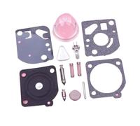 HAHvvBOF pièces de Tondeuse à Gazon Convient Fit for Tondeuse 125 125R 128R 124L 124C 125C 125E 128L 128CD 128LDX 128DJX 128LD 128RJ Kit de réparation de carburateur 5 pièces