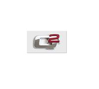 HAHYHL Emblème pour Alfa Romeo Giulia Stelvio,Autocollant Insigne ABS Métal Arrière Coffre Latéral Carrosserie Porte Hayon Aile du côté Garde Boue Personnalisé Décoration Styling Accessoires