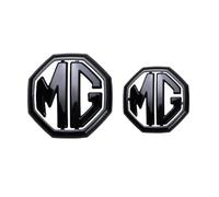 HAHYHL Emblème pour MG EHS 2020,Noir Couverture calandre Grille Avant Arrière Coffre Autocollant Insigne ABS Métal Tronc Porte Hayon Personnalisé Décoration Styling Accessoires
