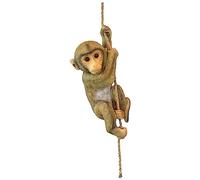 haiaxx Statue d'animal de Jardin Suspendu Singe/chimpanzé Escalade résine Sculpture ArtisanatStatue décoration extérieure Figurine Ornement