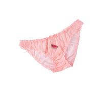 HAIBI Panties Lot de 3 culottes sexy en dentelle pour femme Taille basse Motif fruits brodé Transparent Taille S