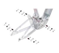 HAIBIKE Kit vis Bretelles Plate-Forme CX PX Silver