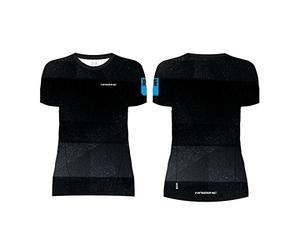 HAIBIKE Multifunktions T-Shirt Femme, Noir/Bleu, m