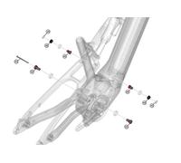 Haibike Pinion Igb Main Axle Hardware Kit Clair