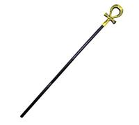 HAICN Baguette de sorcière égyptienne - Serpent égyptien - Sceptre - Baguette de sureau sur le thème antique - Accessoire de fête pour déguisement d'Halloween