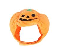 HAICN Chapeau de citrouille d'Halloween pour animal de compagnie, mignon et super doux, chapeau de festival pour animal de compagnie, accessoire de costume d'Halloween amusant pour chiens et chats