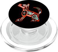 Haida Art, Style amérindien, Totem Loup PopSockets PopGrip pour MagSafe