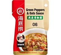 HAIDILAO - Sauce au piment vert et aux flocons d'avoine - (1 X 80 G)