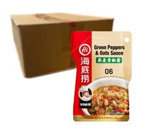 HAIDILAO - Sauce verte au piment et aux flocons d'avoine - Multipack (40 X 80 G)