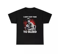 HAIDIOU I Ain't Got Time to Bleed T-Shirt Black S