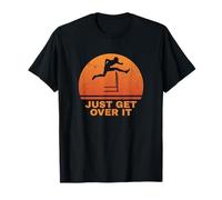 Haidles Hurdling Hurdler Just Get Over It Style rétro T-Shirt