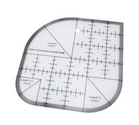 Haidong Règle d'angle incurvée - Matrice de couture en acrylique