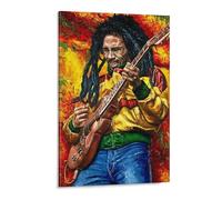 HAIDU 5D DIY Diamant Broderie 5D Diamant Peinture Bob Marley Point De Croix Photos De Strass Mosaïque Décoration(50x60cm