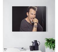 HAIDU 5D personnalisé diamant peinture bricolage Photo Florent Pagny rond paon diamant peinture(30x40cm