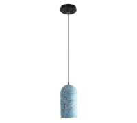 HAIDU Abat-jour de lustre de plafond en terrazzo, lampe à suspension de couleur de style simple rétro, luminaires à tête unique de base E27, lampe suspendue de porche de salle de repos de salle de co