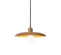 HAIDU Abat-jour suspendu en bois massif, plafonnier de décoration de style rétro japonais, lustre à tête unique de base E27, suspension de porche de balcon d'îlot de cuisine