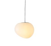 HAIDU Abat-Jour Suspendu en PE à Haute Transmission de la lumière, Lampe à Suspension de Style Simple au Design pavé, éclairage de Plafond à tête Unique à vis E27, Lustre de Bar de bibliothèque de ca