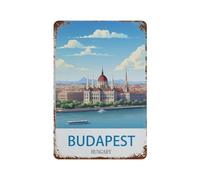 HAIDU Budapest Hongrie,Décoration murale - Plaque en métal pour bar, pub, club, grotte(15x30cm 6x12 inch-H98