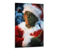HAIDU DIY Diamant Peinture Comment Le Grinch A Volé Noël 1 Diamant Broderie Mosaïque Pleine Ronde 5D Image Par Strass Accessoires(30x40cm