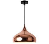 HAIDU Lustre à une tête avec douille E27, abat-jour suspendu en métal de style industriel, luminaires de plafond, suspension décorative pour chambre, salle à manger, cuisine