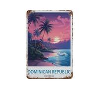 HAIDU République dominicaine, Caraïbes,Décoration murale - Plaque en métal pour bar, pub, club, grotte(20x30cm 8x12 inch-M18