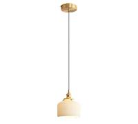 HAIDU Suspension à vis E14, luminaire suspendu en céramique créatif et unique, lustre de style industriel moderne, luminaire décoratif pour salon, salle à manger ou bar