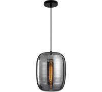 HAIDU Suspension style industriel nordique, abat-jour en verre à vis E27, luminaire de plafond, suspension décorative pour salon, salle à manger ou bar