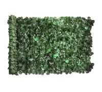 Outsunny Haie Artificiel Brise-Vue décoration Rouleau 3L x 1H m Feuillage réaliste Anti-UV Vert Mixte