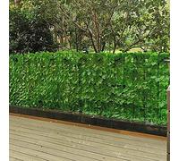 Haie Artificielle 1mx3m, Clôture Feuilles Lierre Brise Vue Jardin Décoration, Mur Vegetal Artificiel Exterieur, Clôture D'intimité Pour Cour Jardin Balcon Terrasse Murale